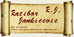Ratibor Jankićević vizit kartica